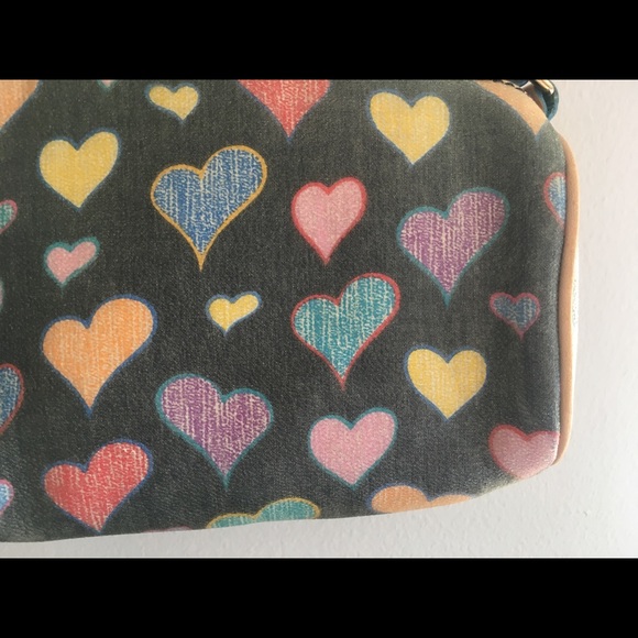 Fun Dooney & Bourke Multicolor heart purse! - Picture 5 of 8